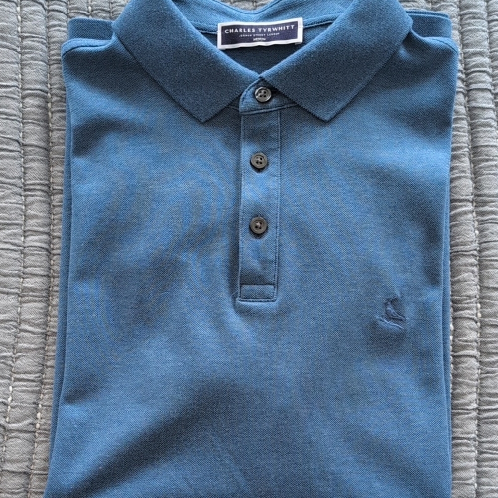 Charles Tyrwhitt Sky Blue Polo Shirt